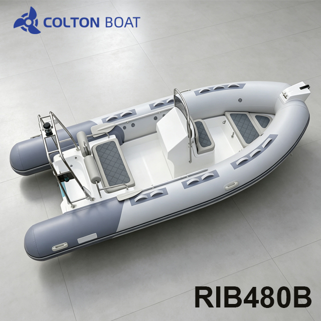 Жесткая надувная лодка с корпусом из стекловолокна Морской тендер RIB Производитель жестких надувных лодок из стекловолокна Высокоскоростная лодка из стекловолокна RIB